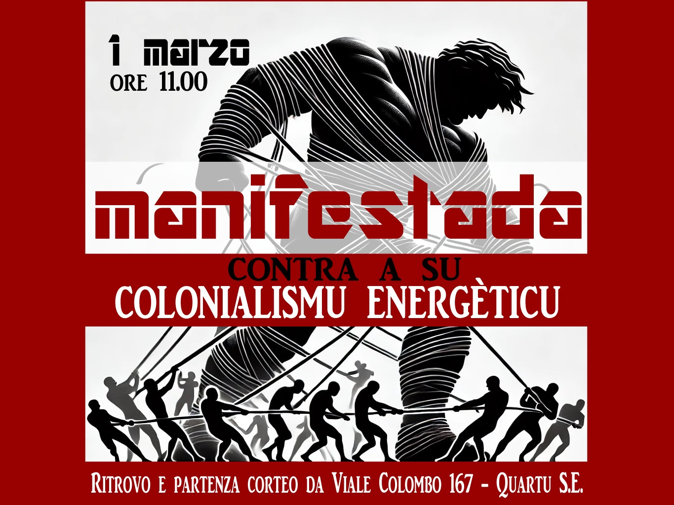 Manifestada contra a su colonialismu enèrgeticu.
